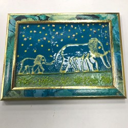 Lille billede med elefanter