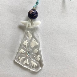 engel med lilla hoved