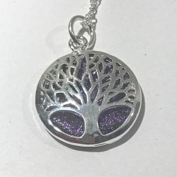 Livets træ - mørk lilla