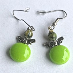 Grønne øreringe - forår