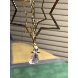 Stjerne med engel - upcykled