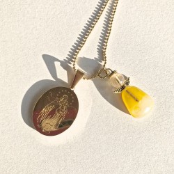 Mariaikon og englevedhæng