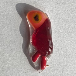 Lykkefugl rød, rød