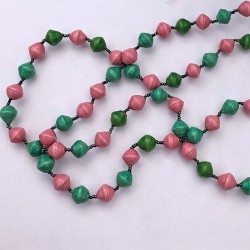 Grøn og lyserød kæde