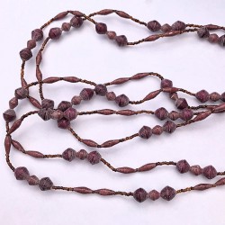 Rødbrune papirskæde