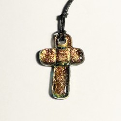 Glaskors orange/gylden