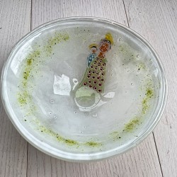 Lille ikonskål i glas