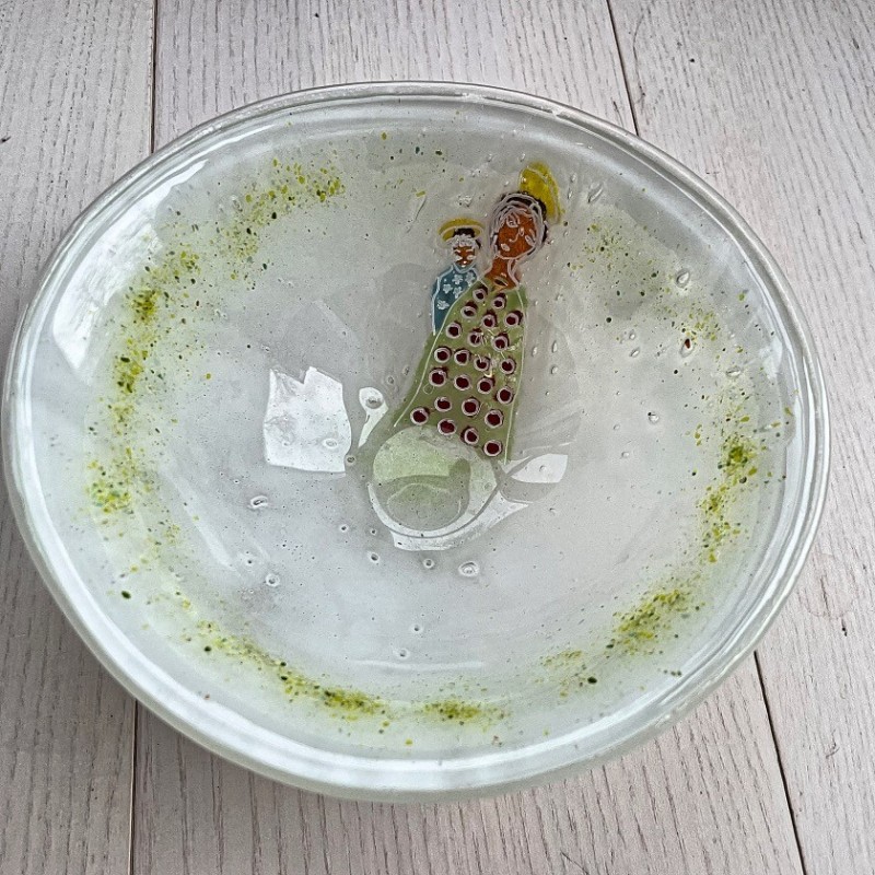 Lille ikonskål i glas