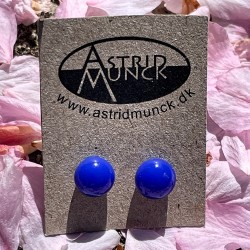 Blå ørestikkers i glas