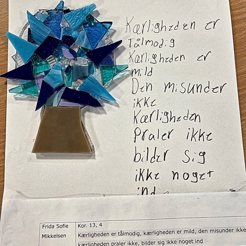 Glasworkshop med konfirmander