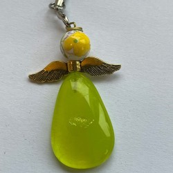 Lys grøn engel til bilen