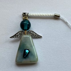 Blålig engel til bilen