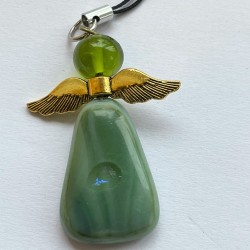 Grøn engel til bilen