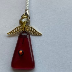 smuk rød engel til bilen