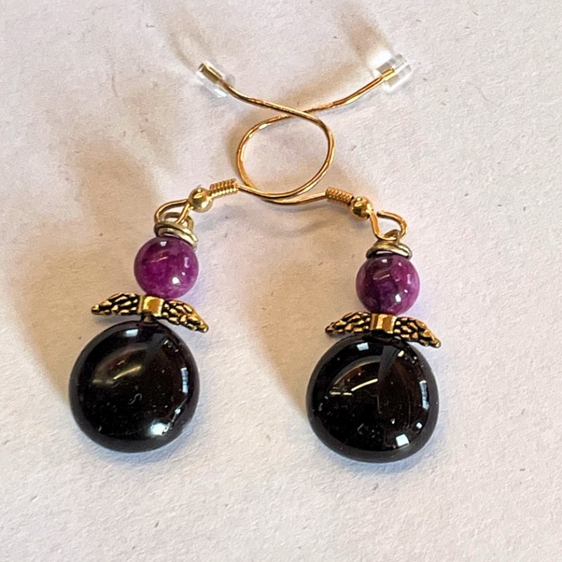 Lilla transparente engleøreringe