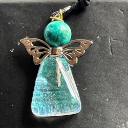 Blå skinnende Sandalforn engel