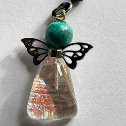 Blå skinnende Sandalforn engel