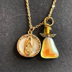 Mariavedhæng og engel