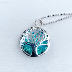 Livets træ lys blå