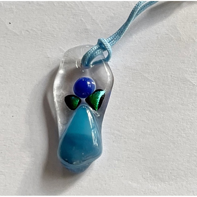 Mini engel til tasken - lys blå