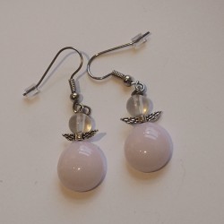 Øreringe - lyserøde