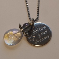 Follow your dream - lilla transparent