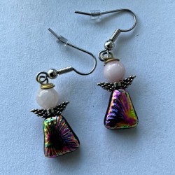 Lyserøde engle med fest og...