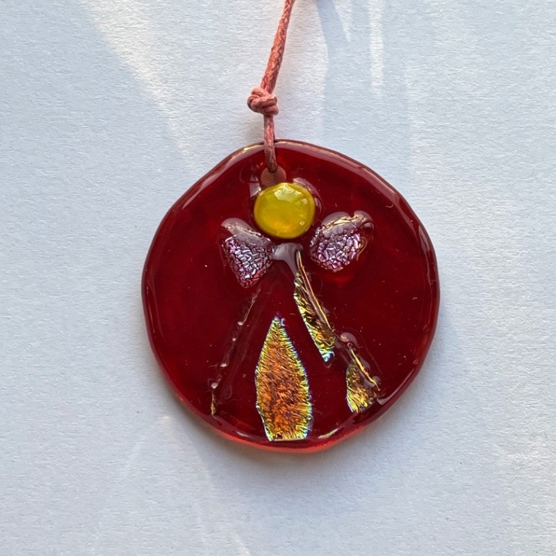 Lille rødt engleophæng