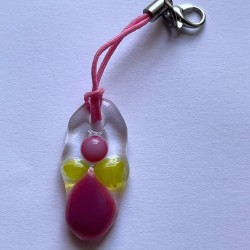 Mini engel til tasken - lilla