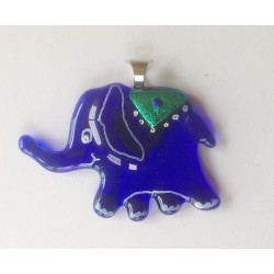 Elefantsmykke blå
