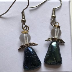 Mørke blå/lille engleøreringe