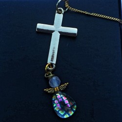 Mesing kors med engel