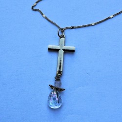 Mesing kors med engel