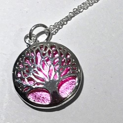 Pink - Livets træ med glas