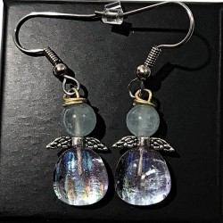 Lyse lilla øreringe