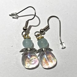 Lyse lilla øreringe