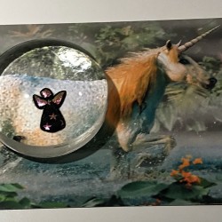 Brevpresser med stjerne engel