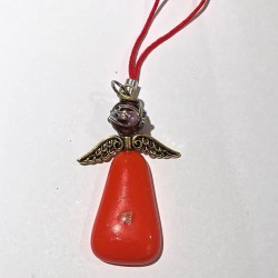 Orange engel til bilen