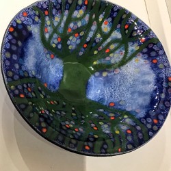 Lille skål med træer