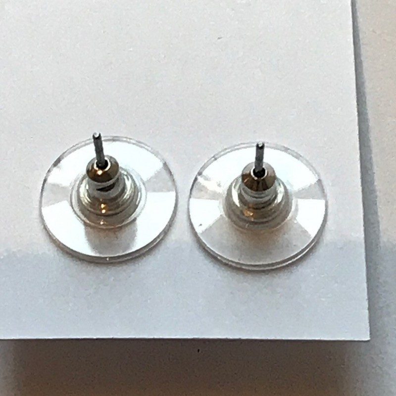 Orange skinnende ørestikkers