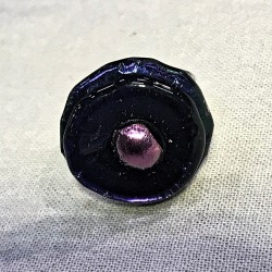 Blålilla ring i glas Blålilla ring i glas