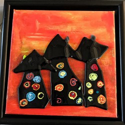 Unikt billede med huse