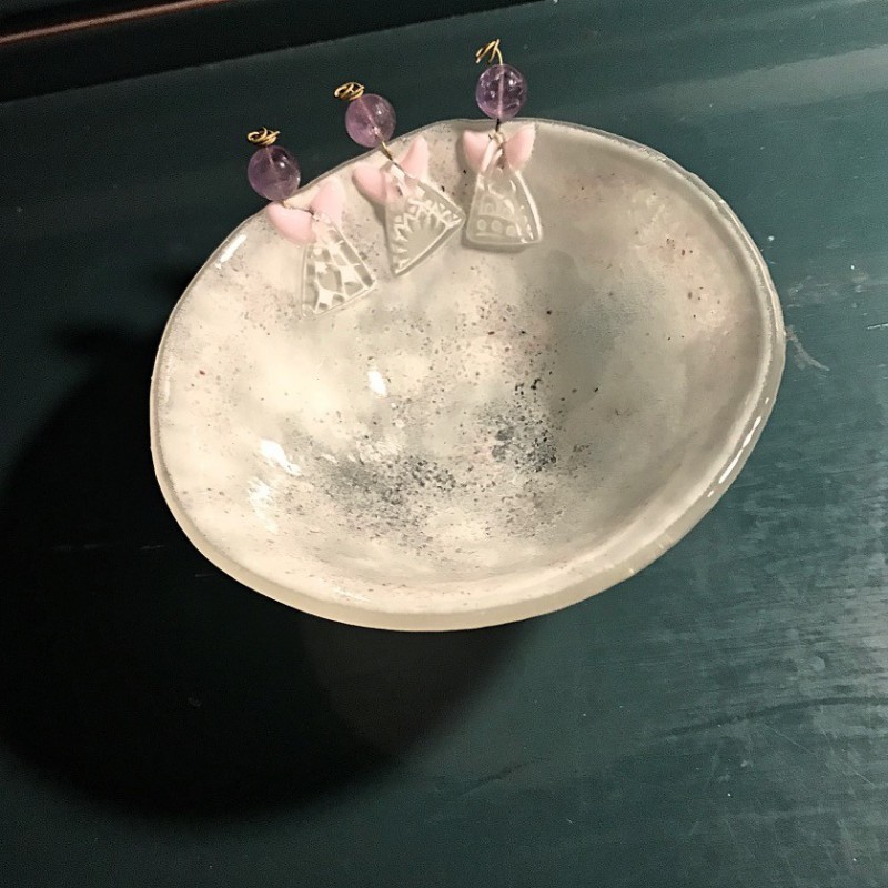 Engleskål med ametyster