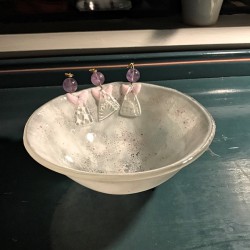 Engleskål med ametyster