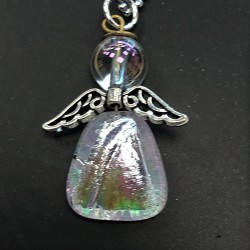 Blå engel med blå kvarts