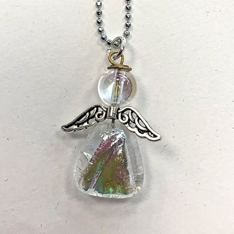 Blå engel med blå kvarts