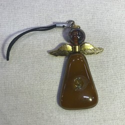 Rød/orange engel til bilen