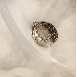 Sølv englevinger stor