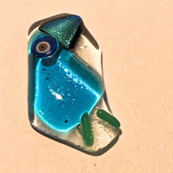 Lommelærke blå/turkis