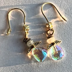 Malakit og blå/grøn engel